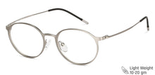 Load image into Gallery viewer, Silver Round Full Rim Extra Narrow Unisex Eyeglasses by Vincent Chase VC-137993