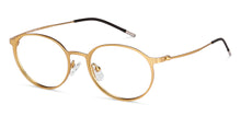 Load image into Gallery viewer, Gold Round Full Rim Unisex Eyeglasses by Vincent Chase Online-203261