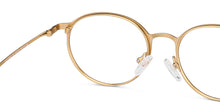 Load image into Gallery viewer, Gold Round Full Rim Unisex Eyeglasses by Vincent Chase Online-203261