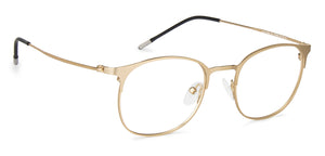 Gold Round Full Rim Unisex Eyeglasses by Vincent Chase Online-137996