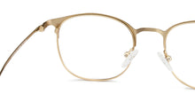 Load image into Gallery viewer, Gold Round Full Rim Unisex Eyeglasses by Vincent Chase Online-137996