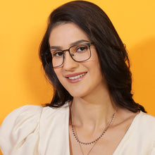 Load image into Gallery viewer, Black Square Full Rim Unisex Eyeglasses by Vincent Chase Computer Glasses-144481