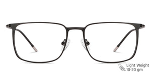 Black Square Full Rim Unisex Eyeglasses by Vincent Chase Computer Glasses-144481