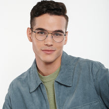 Load image into Gallery viewer, Black Aviator Full Rim Unisex Eyeglasses by Vincent Chase-203751