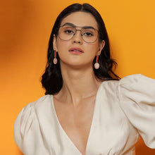 Load image into Gallery viewer, Black Aviator Full Rim Unisex Eyeglasses by Vincent Chase-203751