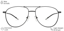 Load image into Gallery viewer, Black Aviator Full Rim Unisex Eyeglasses by Vincent Chase-203751