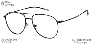 Black Aviator Full Rim Unisex Eyeglasses by Vincent Chase-203751
