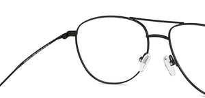 Black Aviator Full Rim Unisex Eyeglasses by Vincent Chase-203751