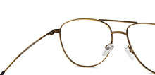 Load image into Gallery viewer, Gold Aviator Full Rim Unisex Eyeglasses by Vincent Chase-201842