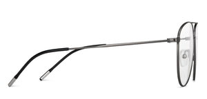 Gunmetal Aviator Full Rim Unisex Eyeglasses by Vincent Chase-201807