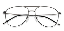 Load image into Gallery viewer, Gunmetal Aviator Full Rim Unisex Eyeglasses by Vincent Chase-201807