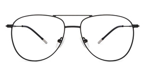 Black Aviator Full Rim Unisex Eyeglasses by Vincent Chase-205441