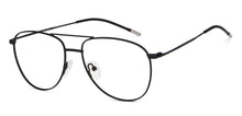 Load image into Gallery viewer, Black Aviator Full Rim Unisex Eyeglasses by Vincent Chase-205441