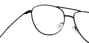 Black Aviator Full Rim Unisex Eyeglasses by Vincent Chase-205441