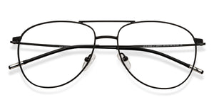 Black Aviator Full Rim Unisex Eyeglasses by Vincent Chase-205441