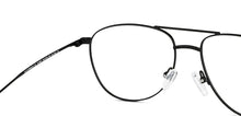 Load image into Gallery viewer, Black Aviator Full Rim Unisex Eyeglasses by Vincent Chase Computer Glasses-149941