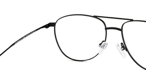 Black Aviator Full Rim Unisex Eyeglasses by Vincent Chase-147957