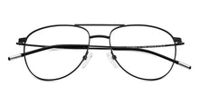 Load image into Gallery viewer, Black Aviator Full Rim Unisex Eyeglasses by Vincent Chase-147957