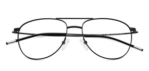Black Aviator Full Rim Unisex Eyeglasses by Vincent Chase-147957
