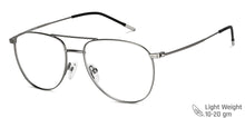 Load image into Gallery viewer, Grey Aviator Full Rim Unisex Eyeglasses by Vincent Chase-147958