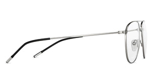 Grey Aviator Full Rim Unisex Eyeglasses by Vincent Chase Computer Glasses-149942