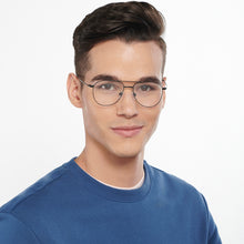 Load image into Gallery viewer, Black Aviator Full Rim Unisex Eyeglasses by Vincent Chase-138003