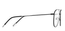Load image into Gallery viewer, Black Aviator Full Rim Unisex Eyeglasses by Vincent Chase VC-202375