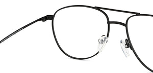 Black Aviator Full Rim Unisex Eyeglasses by Vincent Chase-138003