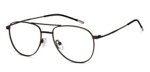 Load image into Gallery viewer, Brown Aviator Full Rim Unisex Eyeglasses by Vincent Chase-201835