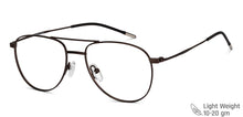 Load image into Gallery viewer, Brown Aviator Full Rim Unisex Eyeglasses by Vincent Chase-201835