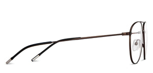 Brown Aviator Full Rim Unisex Eyeglasses by Vincent Chase-201835