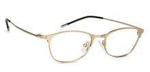 Load image into Gallery viewer, Gold Cat Eye Full Rim Extra Narrow Women Eyeglasses by Vincent Chase-138007