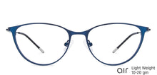 Load image into Gallery viewer, Blue Cat Eye Full Rim Women Eyeglasses by Vincent Chase Online-138010