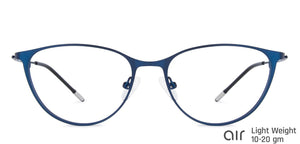 Blue Cat Eye Full Rim Women Eyeglasses by Vincent Chase Online-138010