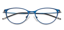 Load image into Gallery viewer, Blue Cat Eye Full Rim Women Eyeglasses by Vincent Chase Online-138010