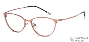 Rose Gold Cat Eye Full Rim Women Eyeglasses by Vincent Chase Computer Glasses-147529