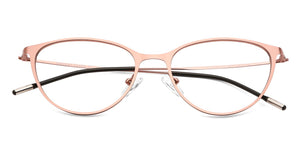 Rose Gold Cat Eye Full Rim Women Eyeglasses by Vincent Chase Computer Glasses-147529