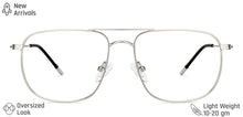 Load image into Gallery viewer, Gunmetal Square Full Rim Unisex Eyeglasses by Vincent Chase Computer Glasses-144703