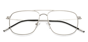 Gunmetal Square Full Rim Unisex Eyeglasses by Vincent Chase Computer Glasses-144703