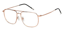 Load image into Gallery viewer, Gold Square Full Rim Unisex Eyeglasses by Vincent Chase Computer Glasses-143656