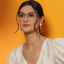 Load image into Gallery viewer, Gunmetal Square Full Rim Extra Narrow Unisex Eyeglasses by Vincent Chase-138015
