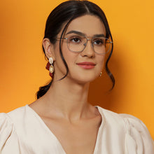 Load image into Gallery viewer, Gunmetal Square Full Rim Extra Narrow Unisex Eyeglasses by Vincent Chase-138015
