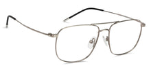 Load image into Gallery viewer, Gunmetal Square Full Rim Extra Narrow Unisex Eyeglasses by Vincent Chase-138015