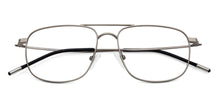 Load image into Gallery viewer, Gunmetal Square Full Rim Extra Narrow Unisex Eyeglasses by Vincent Chase-138015