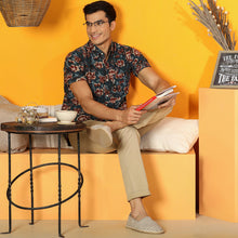 Load image into Gallery viewer, Black Rectangle Half Rim Unisex Eyeglasses by Vincent Chase Computer Glasses-144489