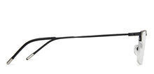 Load image into Gallery viewer, Black Rectangle Half Rim Unisex Eyeglasses by Vincent Chase Computer Glasses-144489