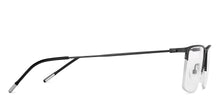Load image into Gallery viewer, Black Rectangle Half Rim Unisex Eyeglasses by Vincent Chase-138022