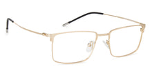 Load image into Gallery viewer, Gold Square Full Rim Medium Unisex Eyeglasses by Vincent Chase-138023