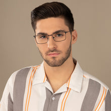 Load image into Gallery viewer, Black Square Full Rim Unisex Eyeglasses by Vincent Chase Computer Glasses-144491