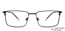Load image into Gallery viewer, Black Square Full Rim Unisex Eyeglasses by Vincent Chase Computer Glasses-144491